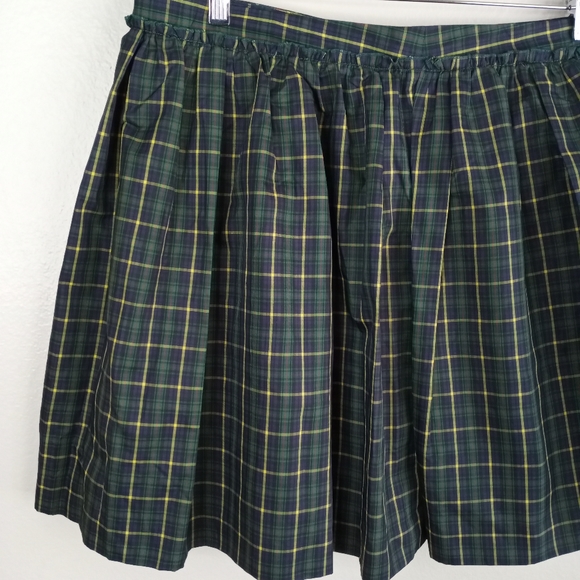 Tommy Hilfiger Plaid Pleated Mini Skirt Size 12 - Picture 2 of 5